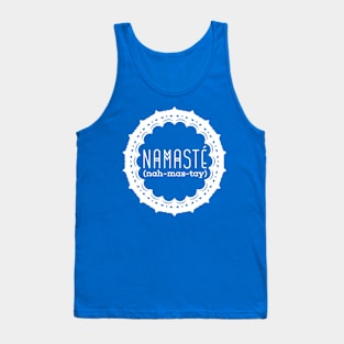 Namaste (white) Tank Top